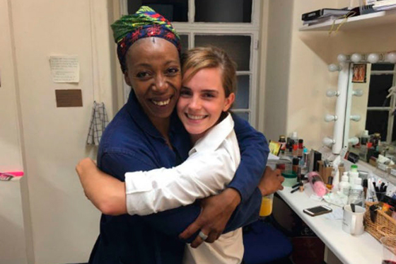Emma Watson conoce a la nueva Hermione
