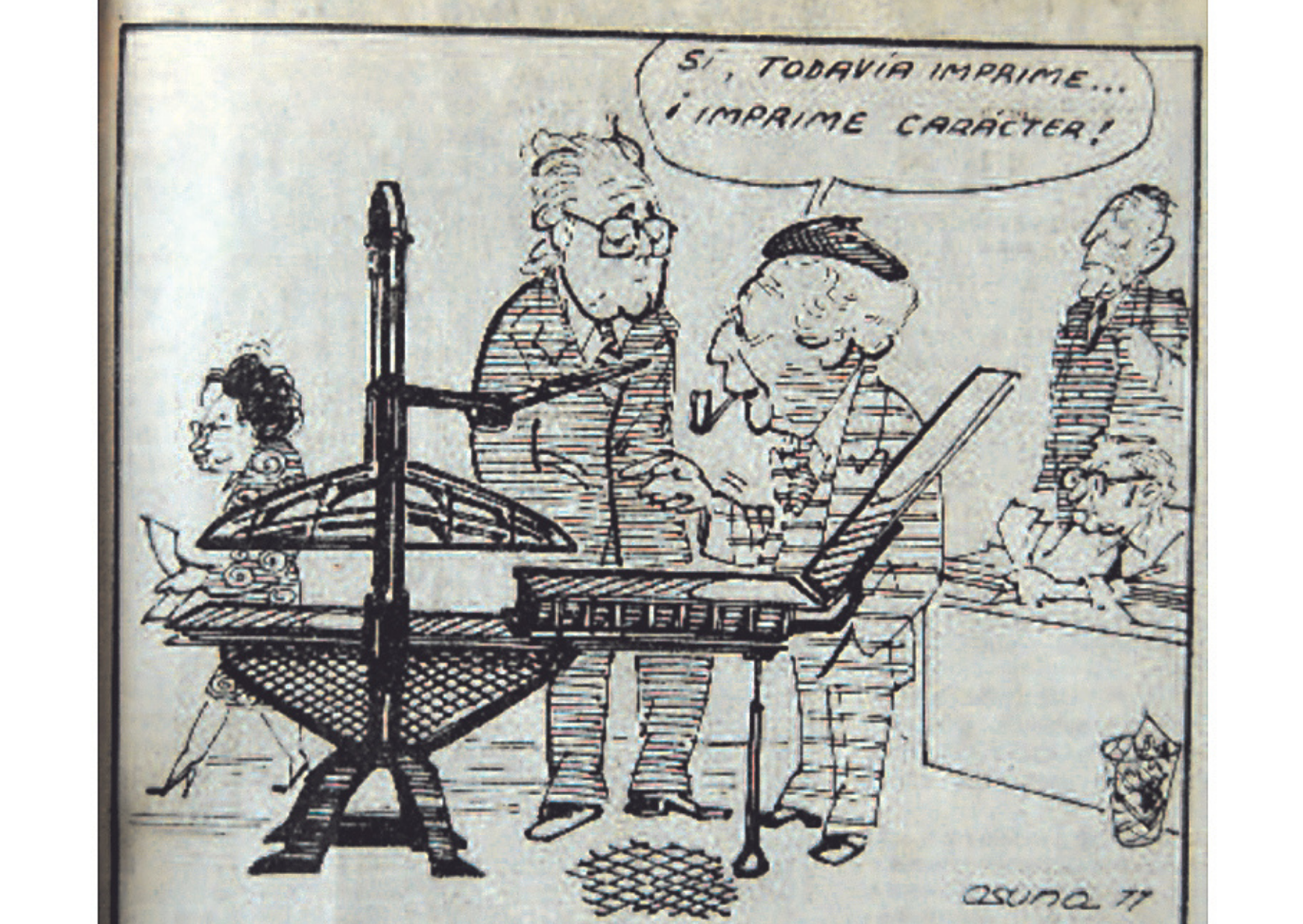 90 años de El Espectador, 1977.