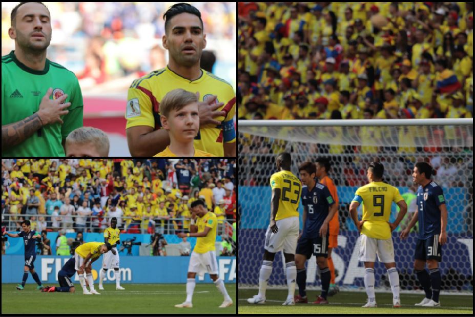 Las imágenes del debut de Falcao en un Mundial