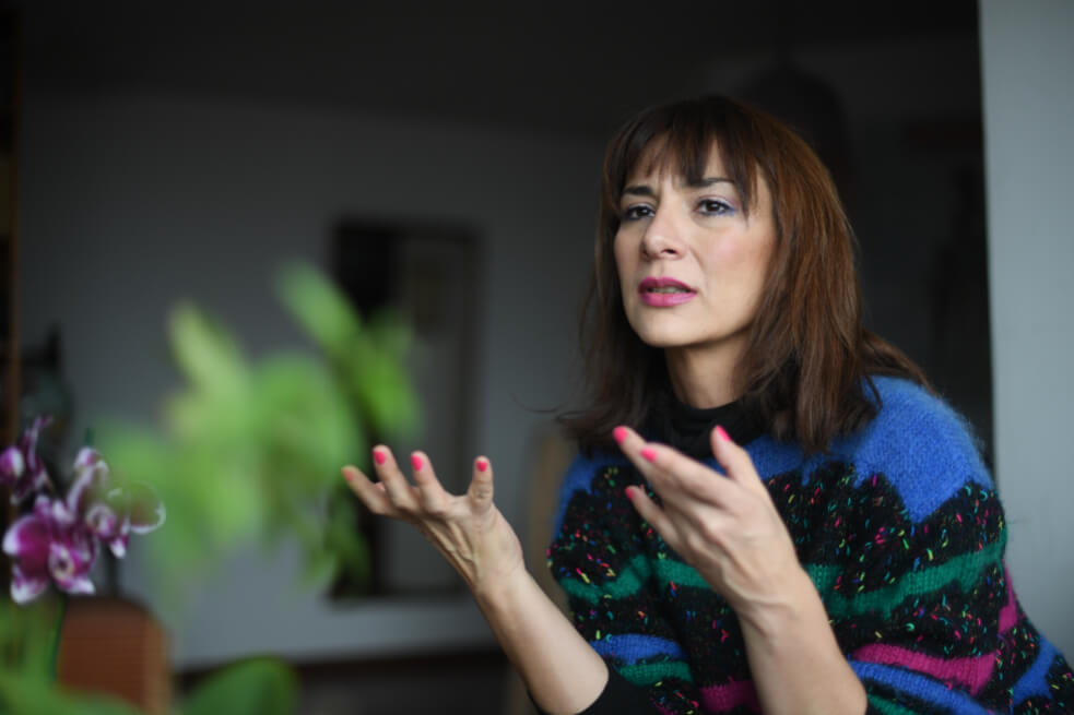 Margarita Posada, escritora de “Las muertes chiquitas”, libro en el que deja testimonio de su propia depresión. 
 / Cristian Garavito - El Espectador