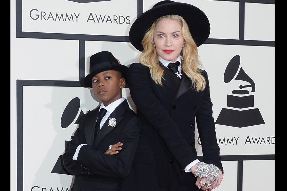 Madonna y su hijo David lucieron igual en la alfombra roja
