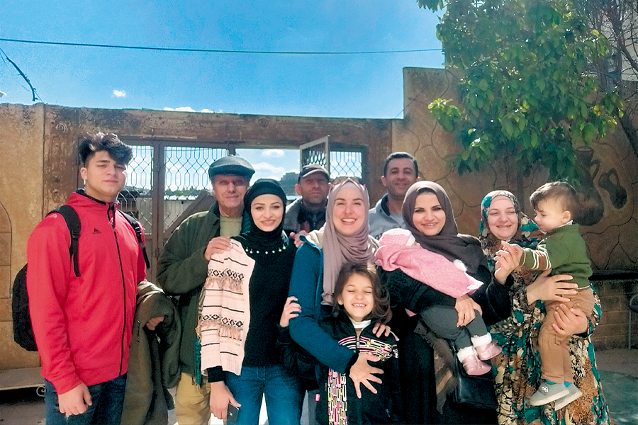 Familia palestina de Yamila Fakhouri.