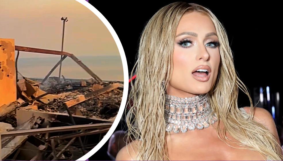 Video: Mansión de Paris Hilton quedó destruida por los incendios en Los Ángeles