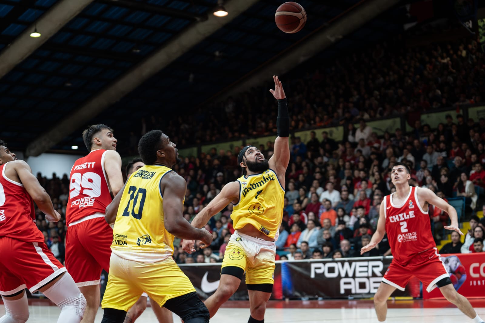 La selección de Colombia de baloncesto se impuso sobre Chile en la AmeriCup