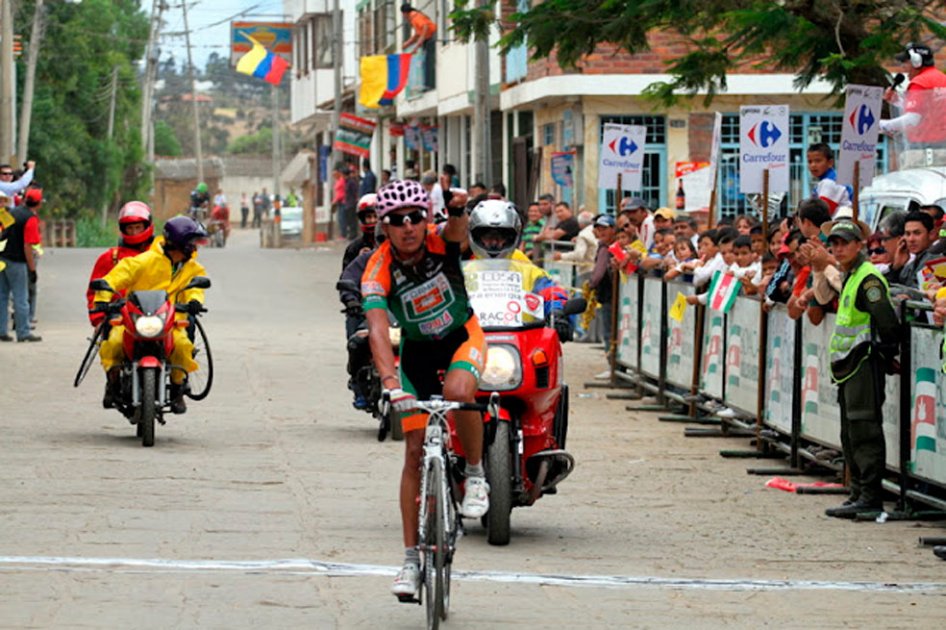 Mauricio Casas ganó primera etapa de la Vuelta a Boyacá