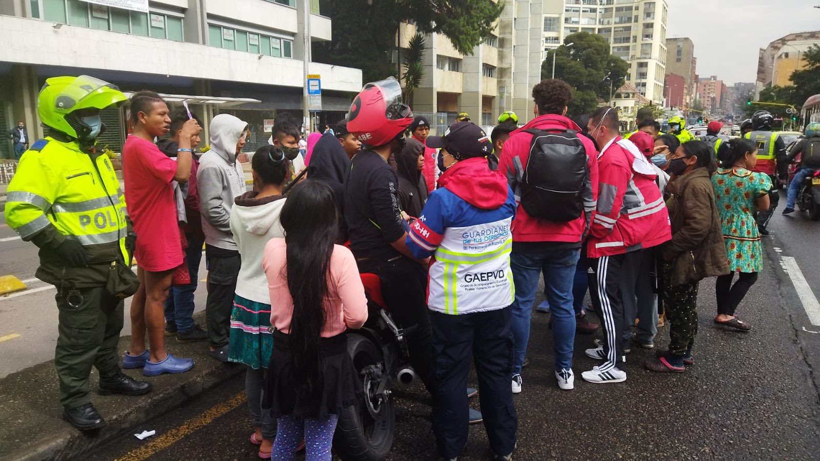 Bogotá: Menor indígena fue atropellada por motocicleta en el Parque Nacional