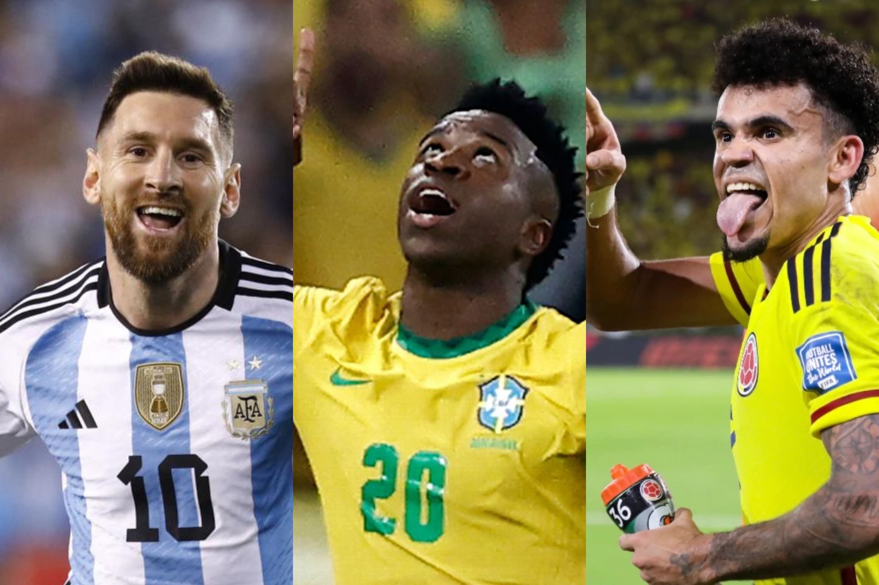 Estos son los jugadores más valiosos de la Copa América: ¿Luis Díaz, Vinícius o Messi?