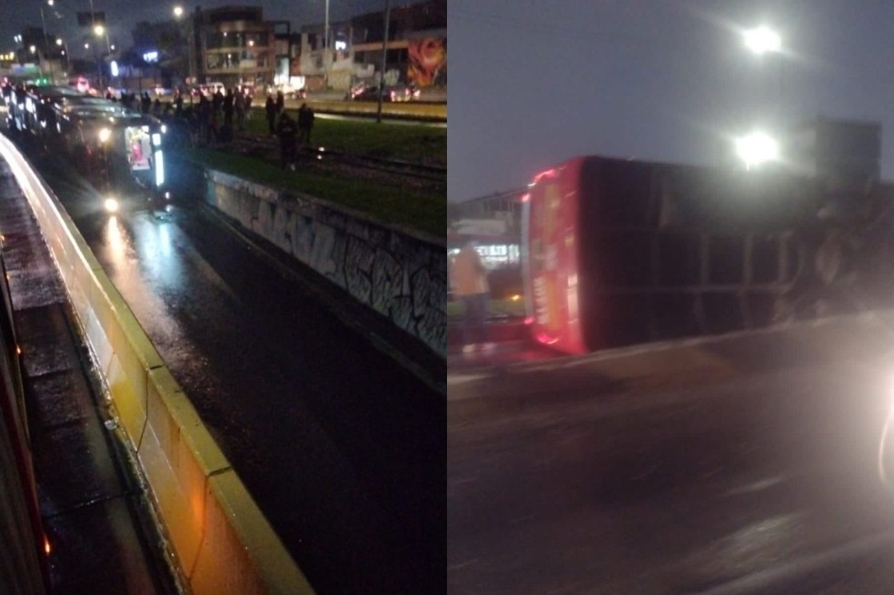 Lo que se sabe del bus de Transmilenio que se volcó y dejó más de 35 heridos