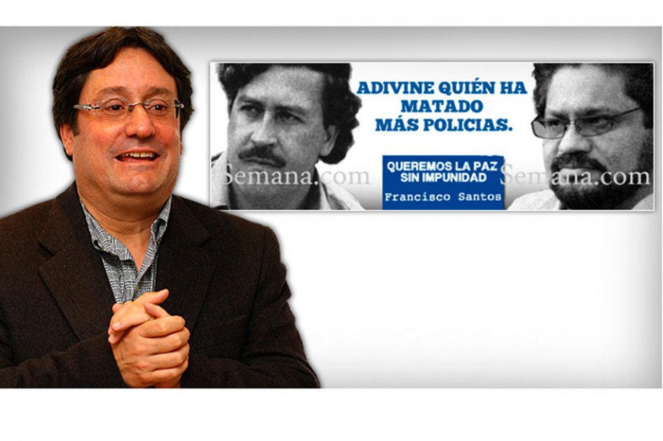 Francisco Santos compara a ‘Iván Márquez’ con Pablo Escobar