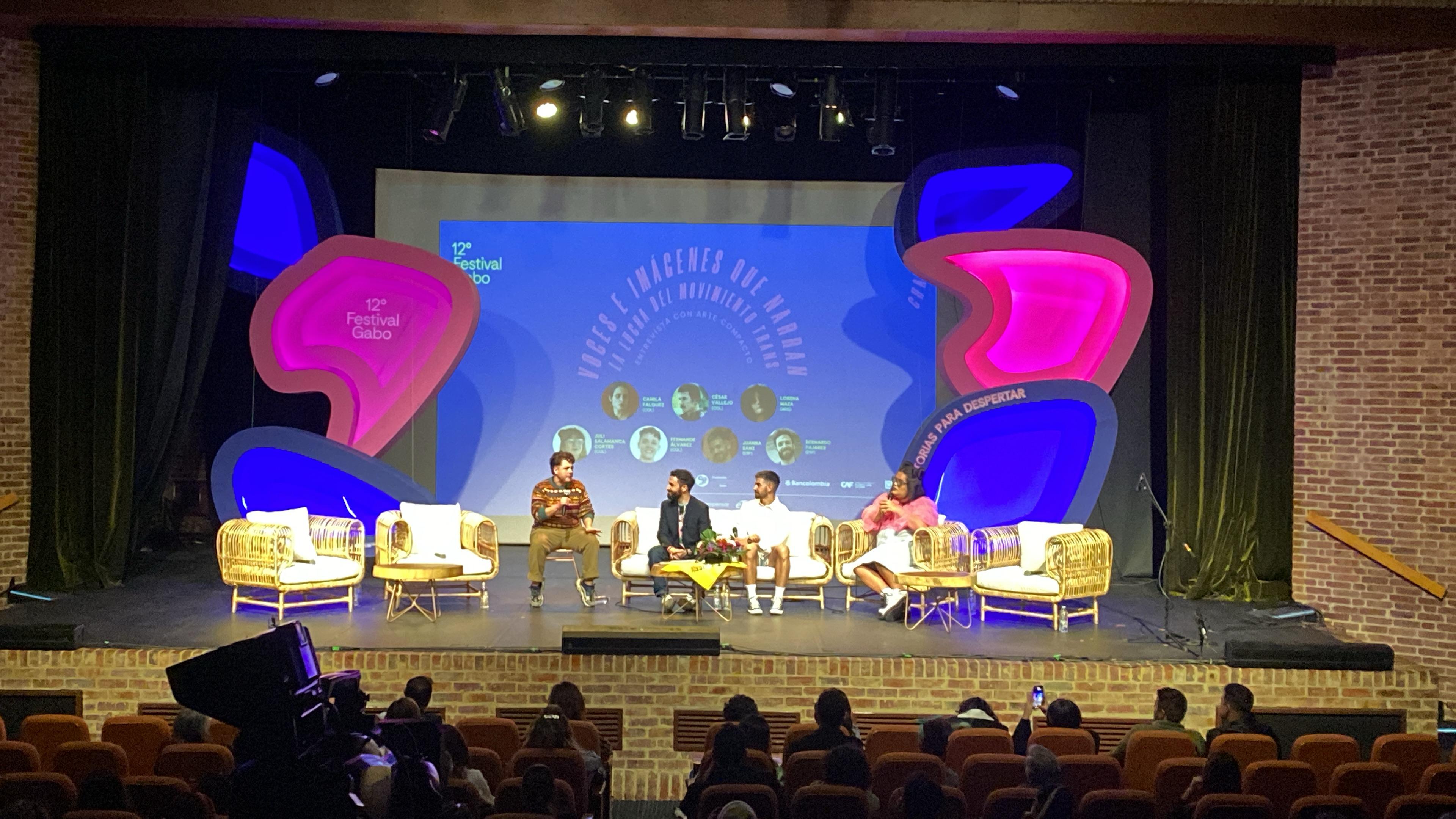 Conversación en vivo en medio del Festival Gabo para el pódcast Arte compacto.