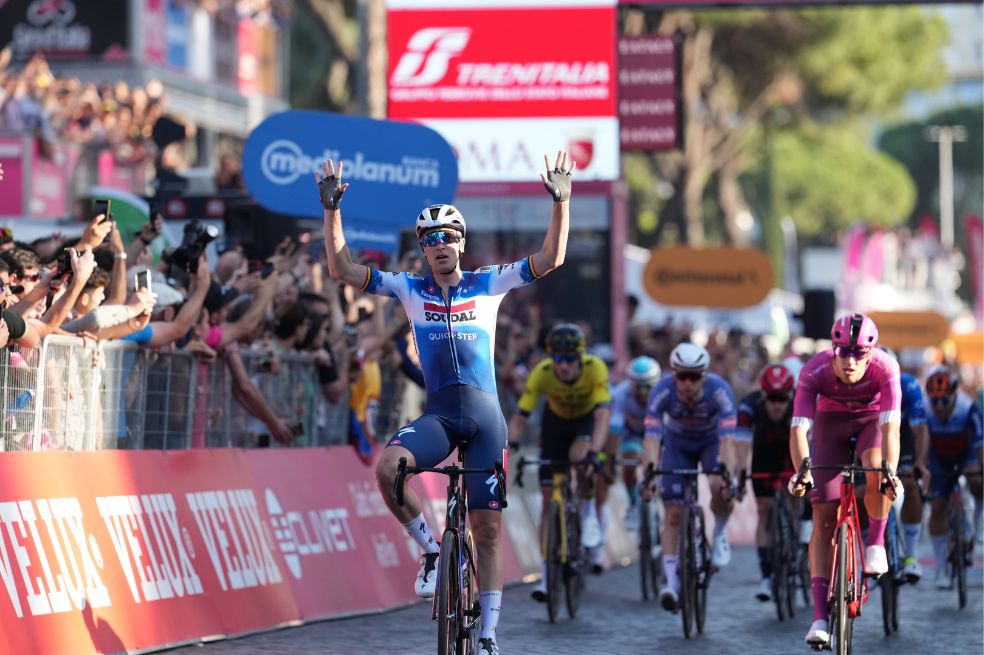 Fernando Gaviria fue cuarto en la última etapa del Giro de Italia 2024
