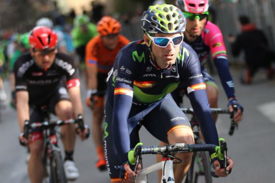 Valverde será el líder del equipo Movistar para el Giro de Italia. Foto: AFP