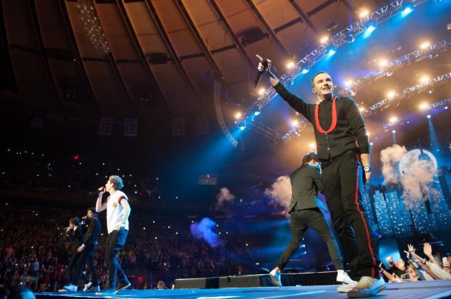 One Direction en el Madison Square Garden de Nueva York.