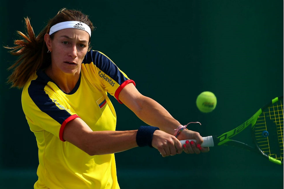 Mariana Duque debutó con victoria en Washington