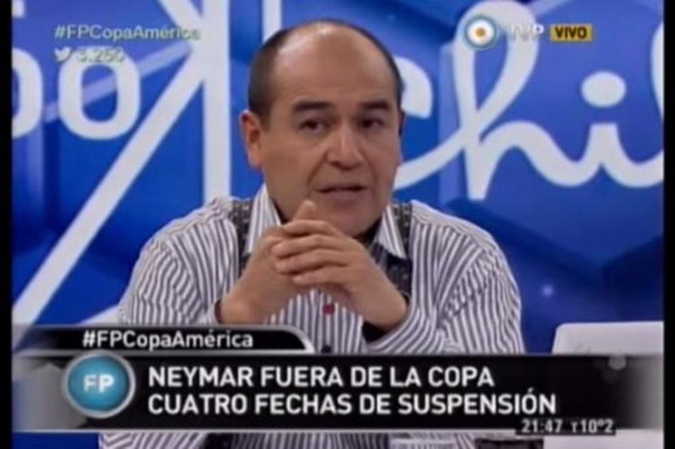 Elio Rossi en el programa Fútbol Permitido / Captura de pantalla. Foto: Youtube Futbol Permitido