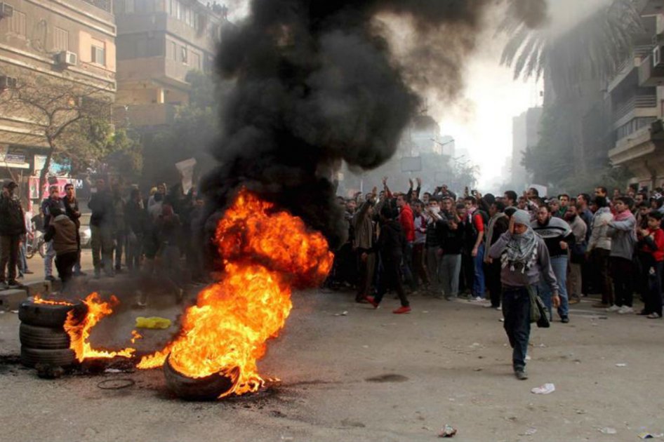 Protestas en El Cairo.