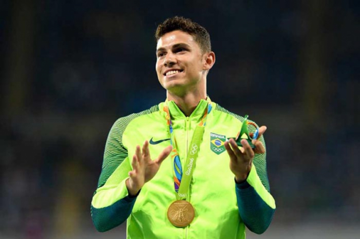 El brasileño Thiago Braz fue medallista de oro en Rio 2016 y de plata en Tokio 2020 en salto con pértiga.