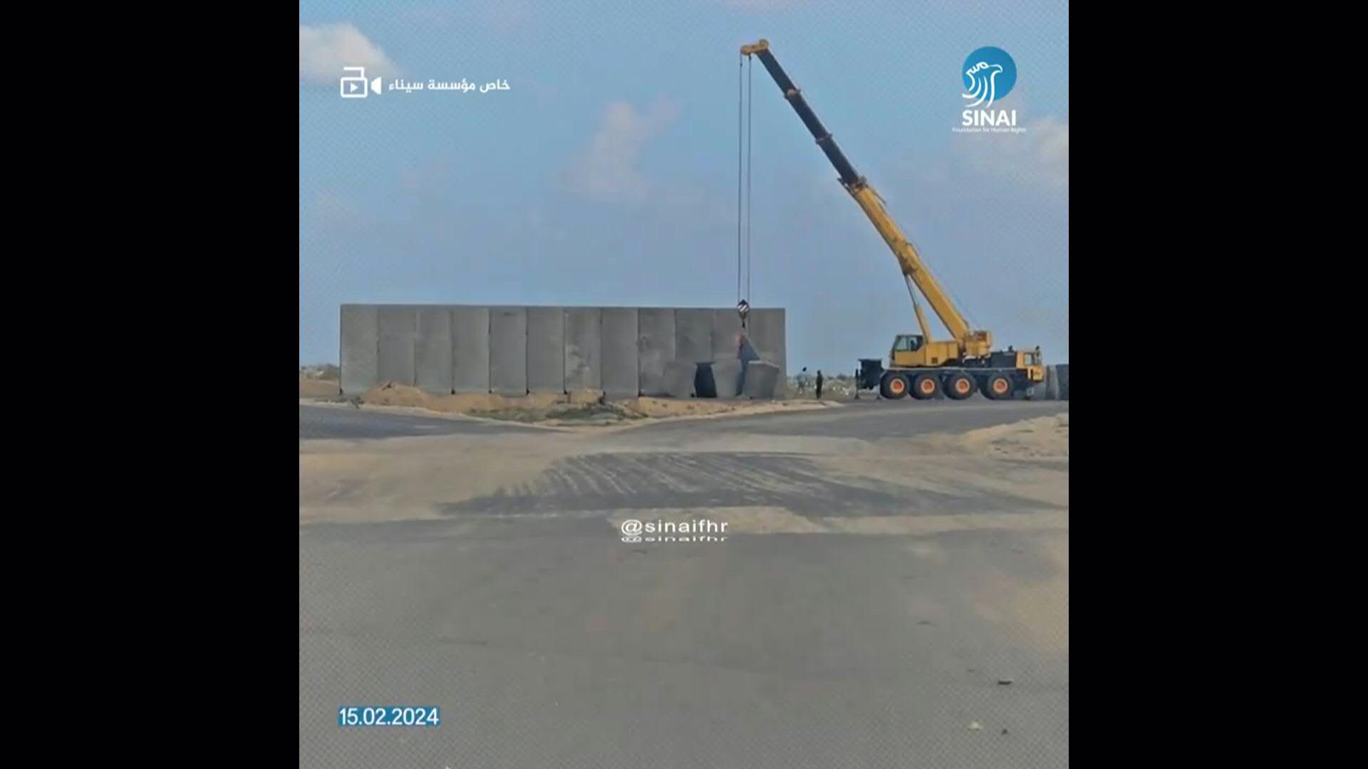 Egipto niega que vaya a construir una zona de contención cerca de Gaza