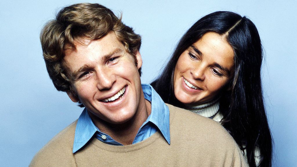 Las estrellas de Love Story, Ali MacGraw y Ryan O'Neal
