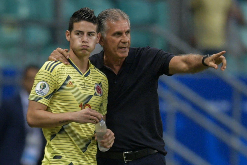 James Rodríguez está dentro del equipo ideal de la Copa América Brasil 2019