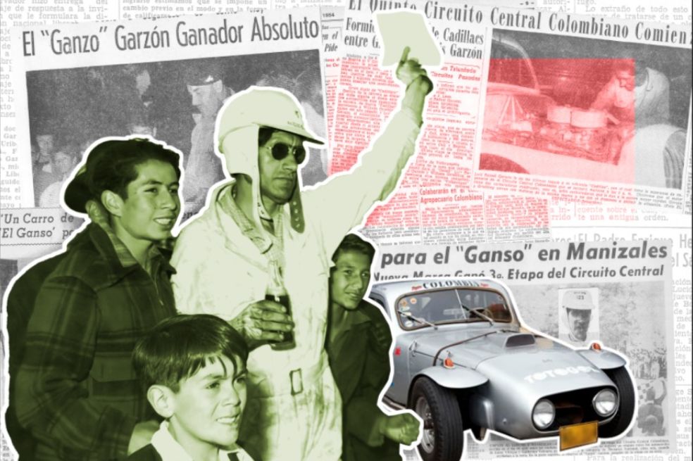 Luis Rafael ‘Ganso’ Garzón, el pionero del automovilismo colombiano