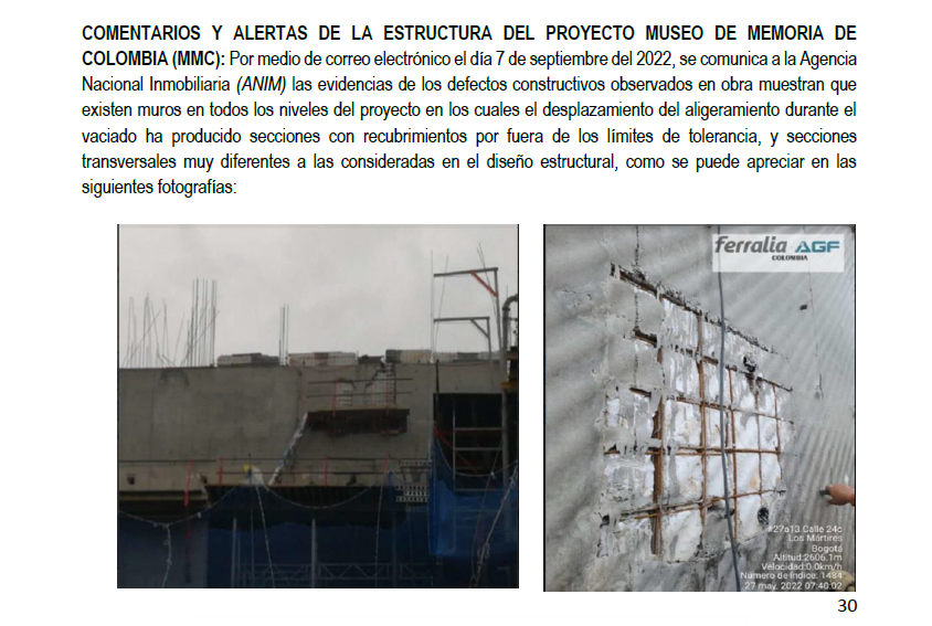 Informe de Gestión de Ana María Trujillo, directora encargada del CNMH hasta noviembre de 2022.