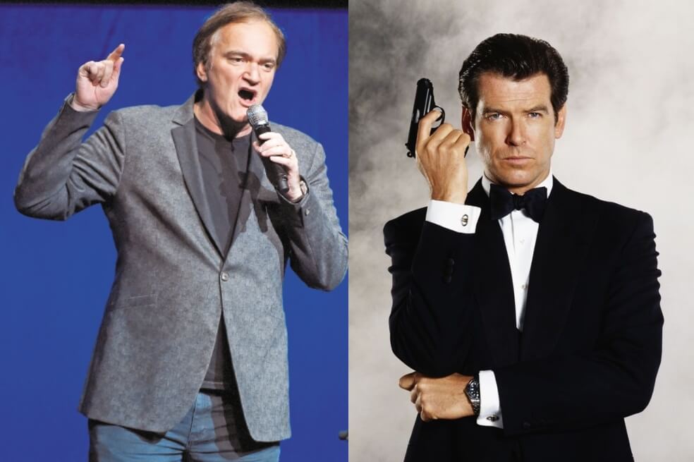 Tarantino quiso dirigir una película de la saga «James Bond» con Pierce Brosnan