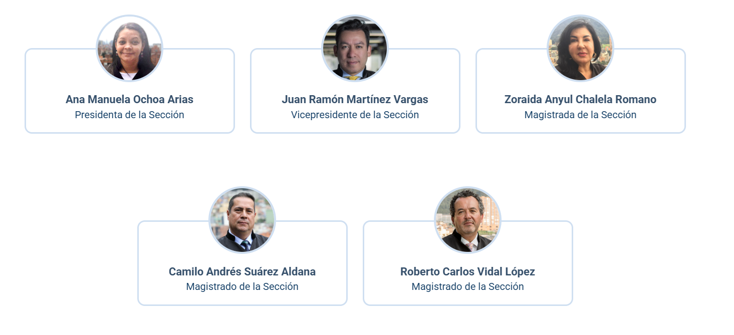 Sección de Primera Instancia para casos de Reconocimiento de Verdad y Responsabilidad.