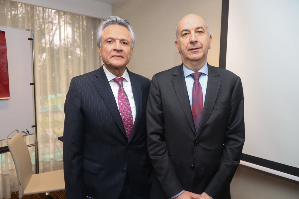 Ramiro Osorio y Frédéric Doré (embajador Francia)