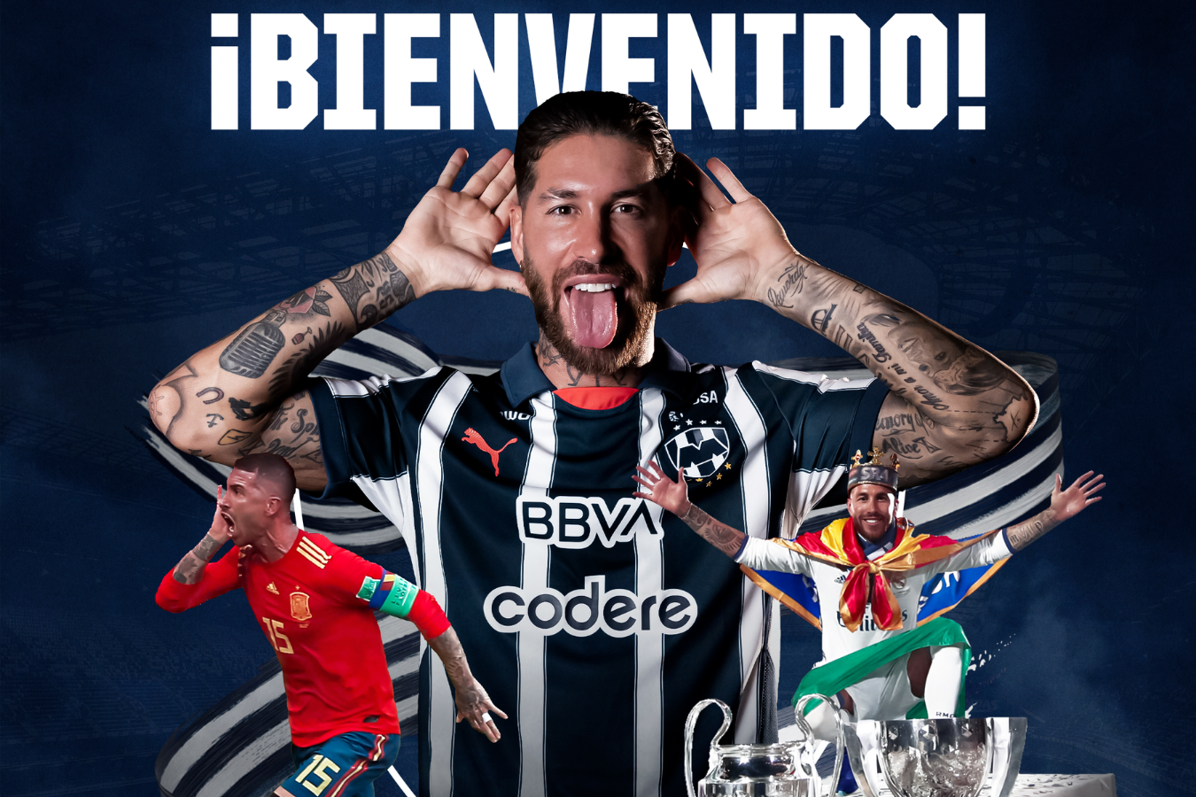 Sergio Ramos ficha con Rayados y será rival de James Rodríguez en la Liga MX