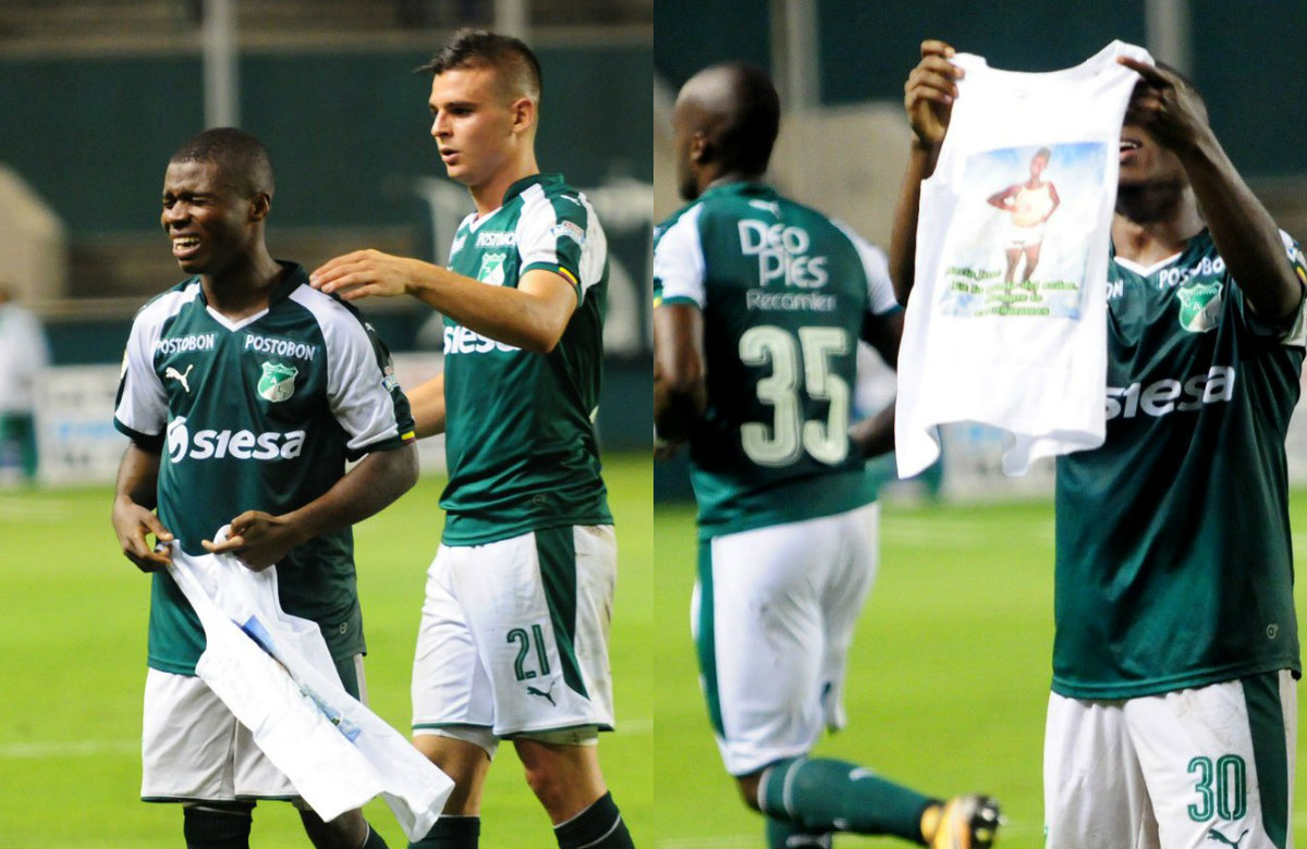 Dedicatoria especial: Déiber Caicedo y un gol para su hermana en el cielo