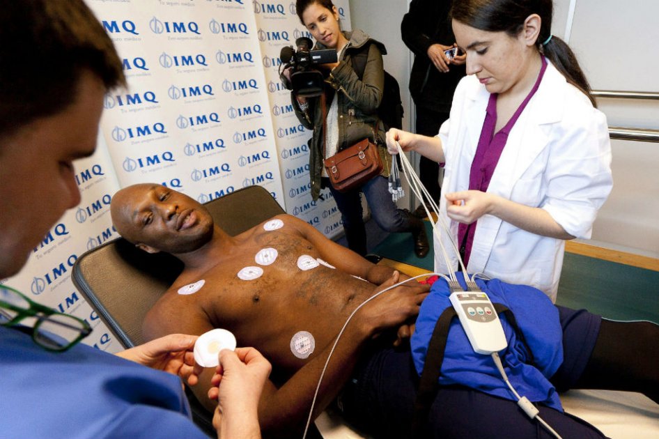 Lamar Odom abandonó el hospital. Foto: AFP