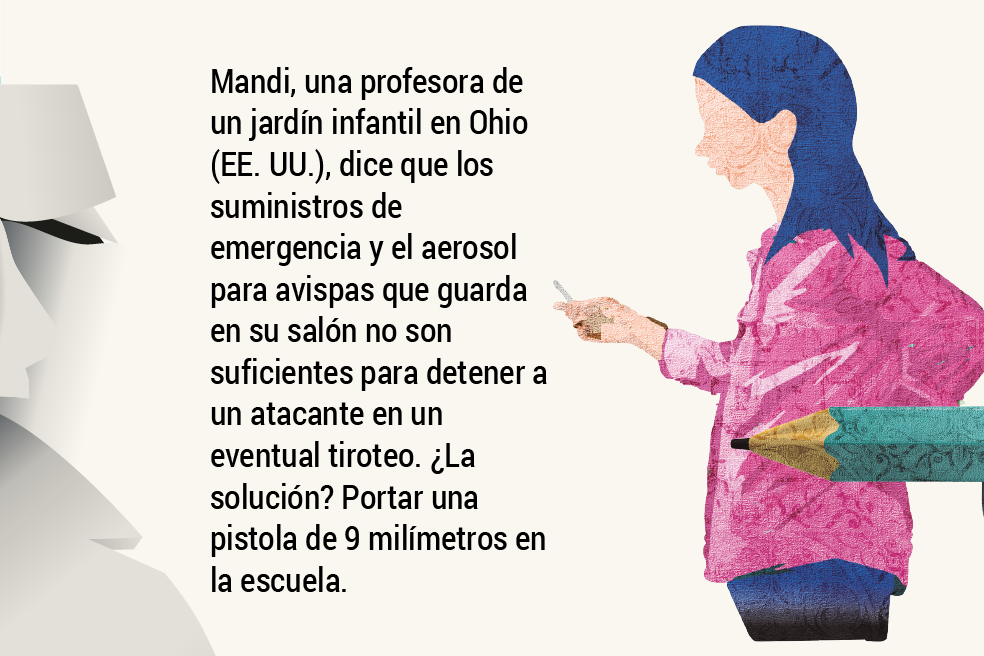 Colores, cuadernos y… ¿armas?: los maestros en Ohio se preparan ante un tiroteo.