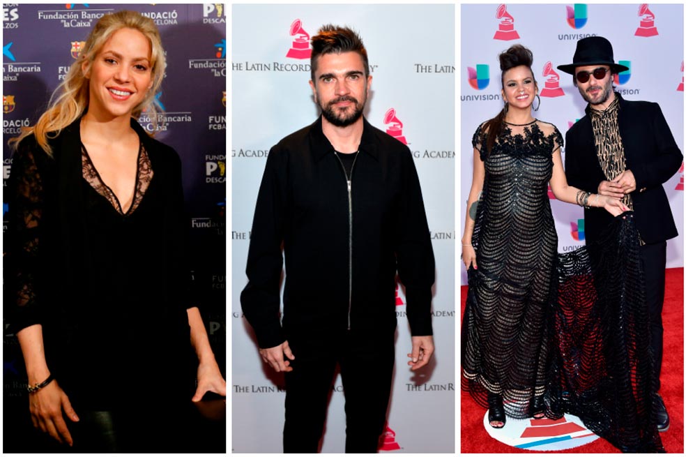 Shakira, Juanes y Bomba Estéreo.