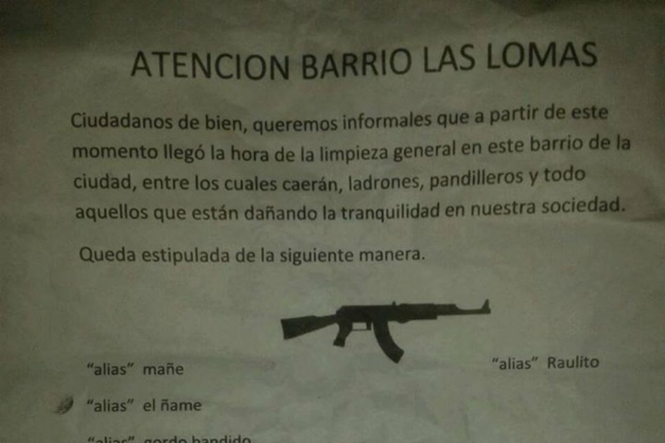 Preocupación en Cartagena por reaparición de panfletos amenazantes
