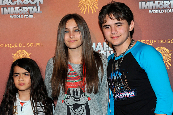 Los hijos de Michael Jackson.