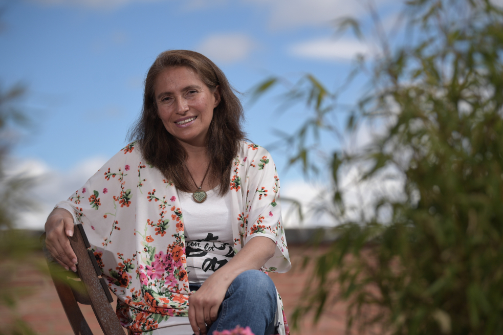 Luz Mery López, “Valentina Beltrán”, es candidata a la Alcaldía de Icononzo. / Mauricio Alvarado