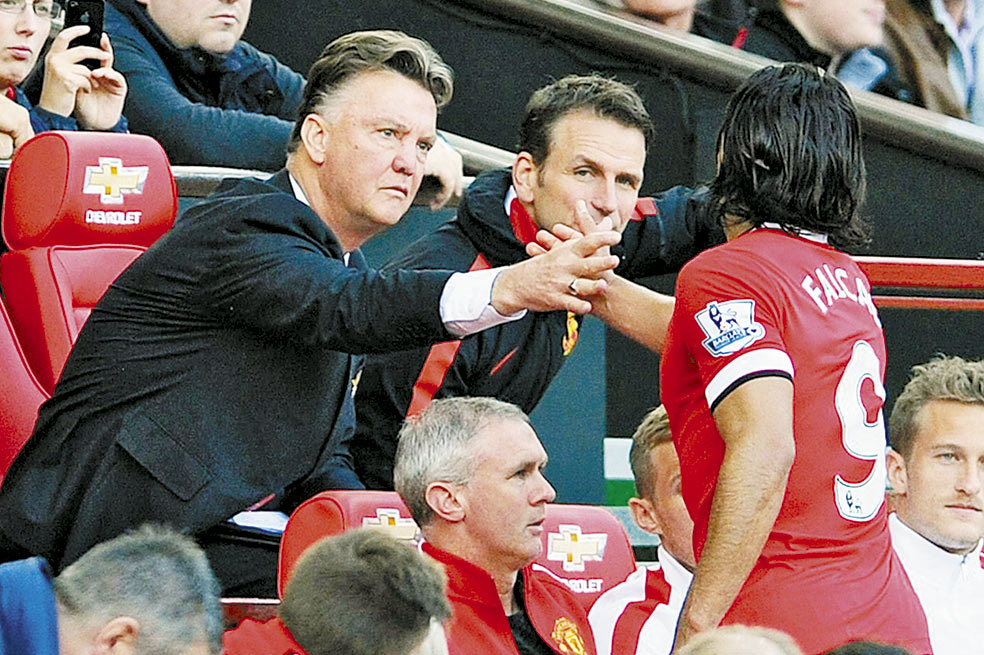 Con Van Gaal las cosas van mal