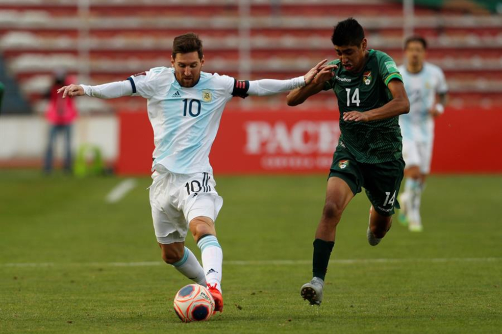 Bolivia vs. Argentina en La Paz.