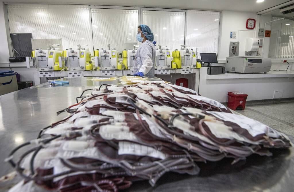 En Cali hurtaron más de 90 bolsas de glóbulos rojos