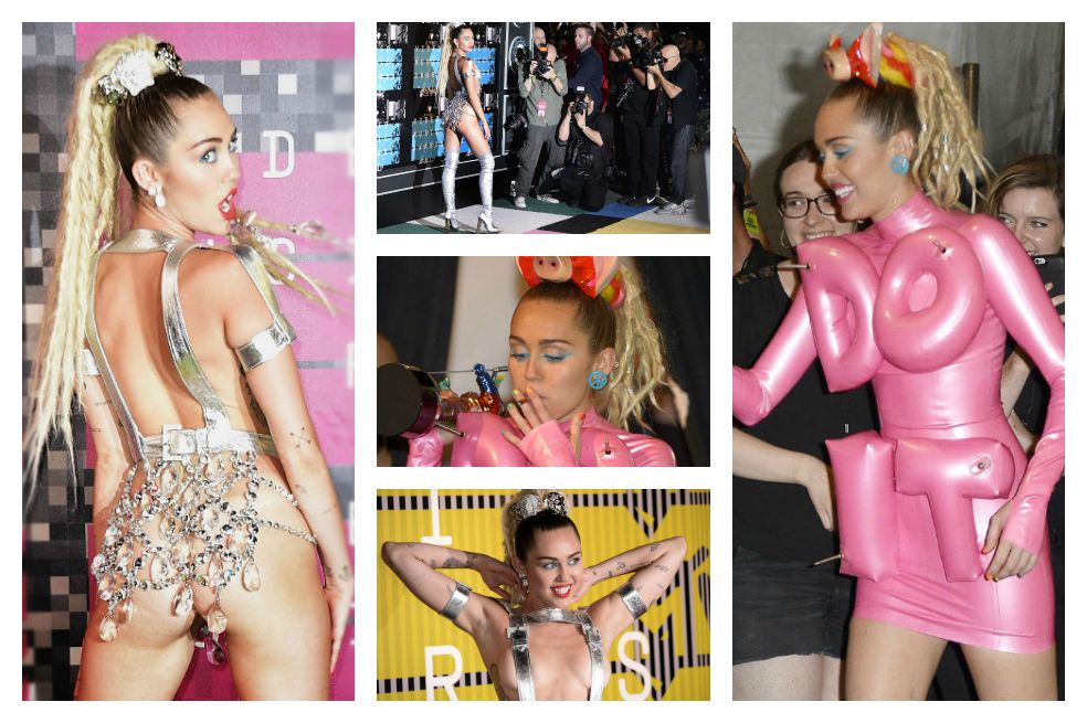 Una extravagante Miley Cyrus marcó los MTV Video Music Awards
