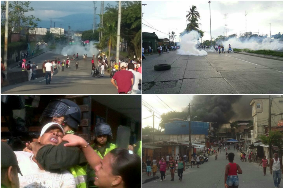 Comunidad de Buenaventura denuncia agresión del Esmad para disolver el paro cívico