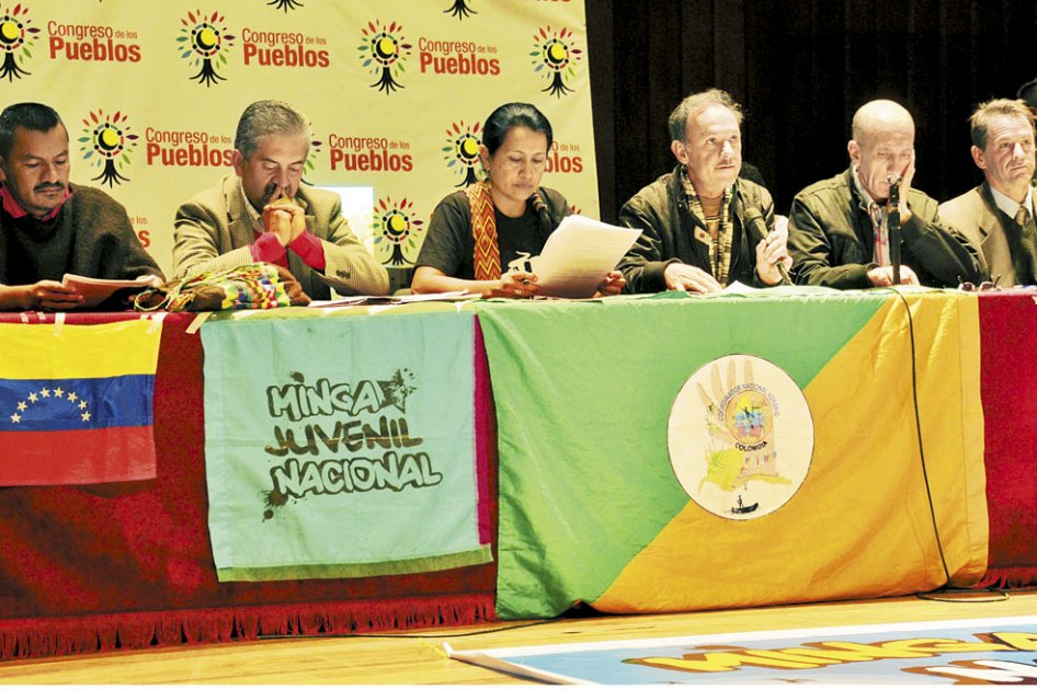 En el auditorio León de Greiff de la Universidad Nacional se realizó el panel “Diálogo Nacional por la Paz”, al que asistió Todd Howland, de la ONU. / Congreso de los Pueblos