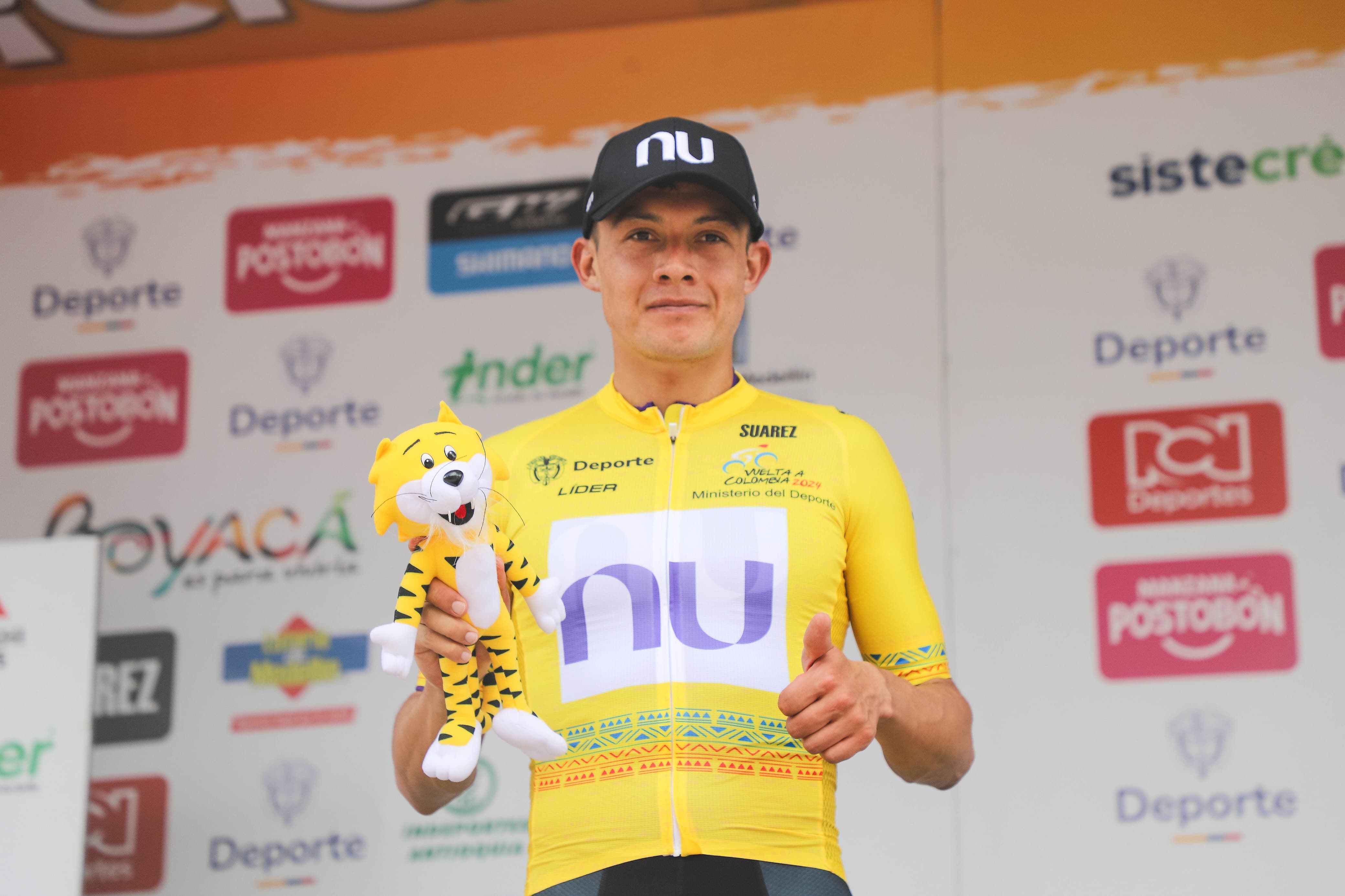 Rodrigo Contreras, líder de una Vuelta a Colombia en la que brilla GW Erco Shimano