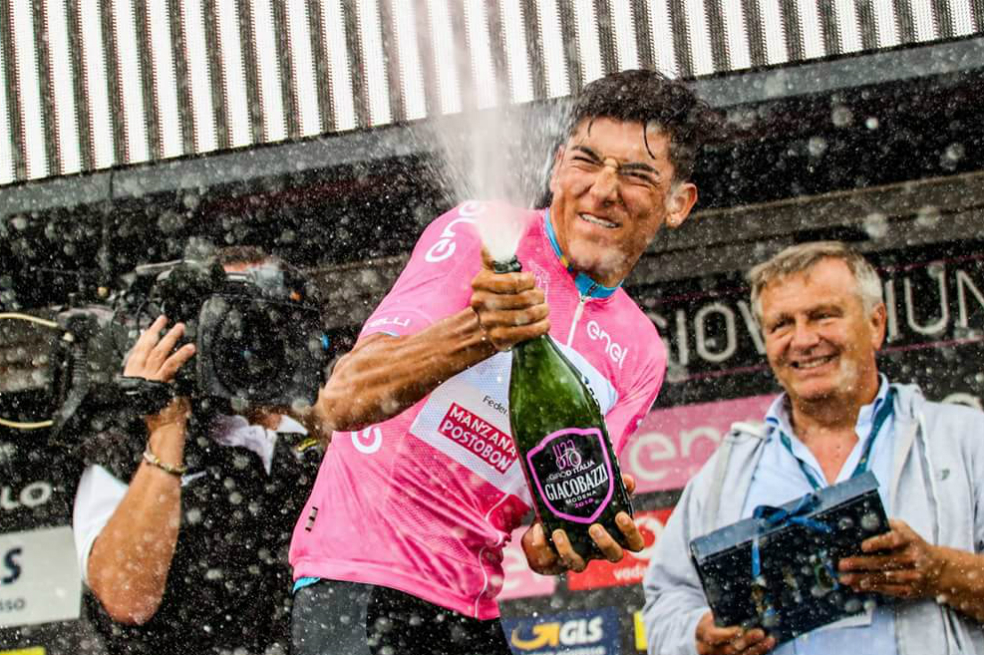 Alejandro Osorio viene de ser segundo de la Vuelta de la Juventud. / Cortesía Fedeciclismo