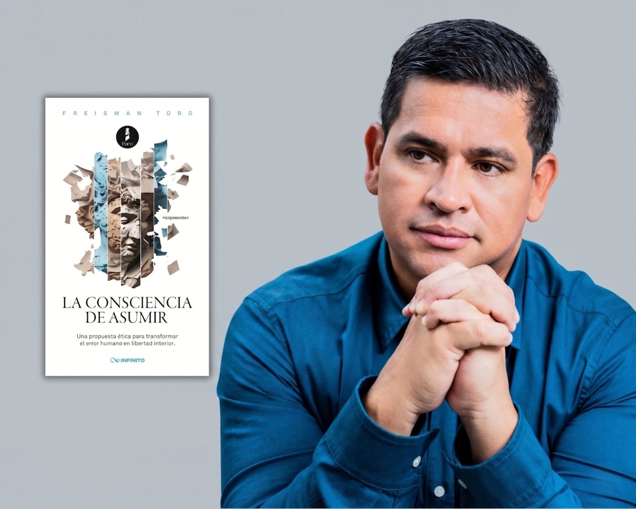 Asumir para ser libre: el nuevo libro de Freisman Toro llega a Bogotá