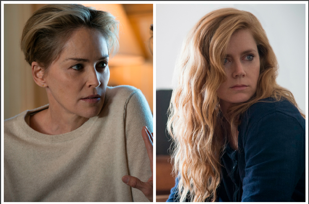 Las actrices Sharon Stone y Amy Adams.