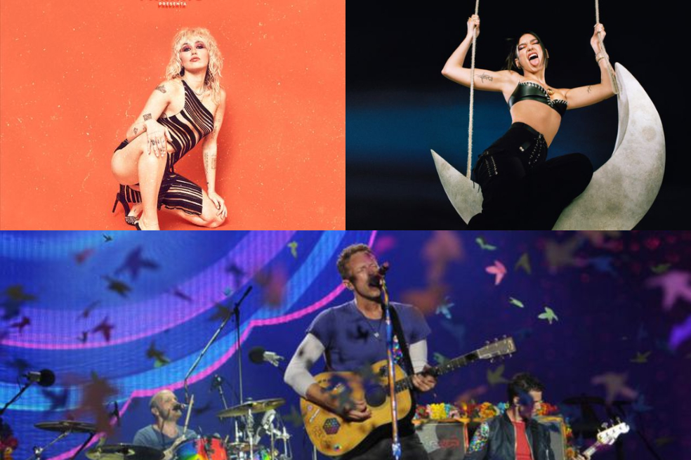 Dua Lipa, Miley Cyrus, Coldplay: la lista de conciertos imperdibles de 2022