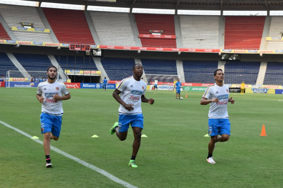 Colombia se entrenó en el Metropolitano pensando en Ecuador