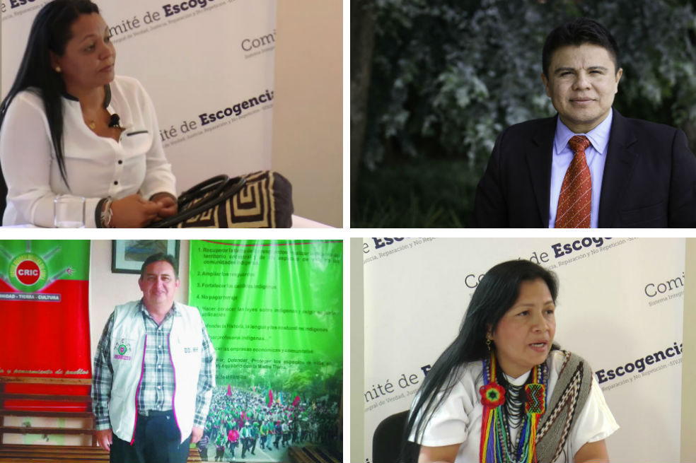 Los magistrados indígenas de la JEP